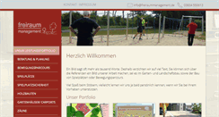 Desktop Screenshot of freiraummanagement.de