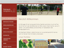 Tablet Screenshot of freiraummanagement.de